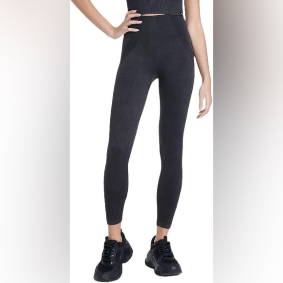 JoyLab seamless textured 7/8 leggings hi-rise size medium - Picture 1 of 8